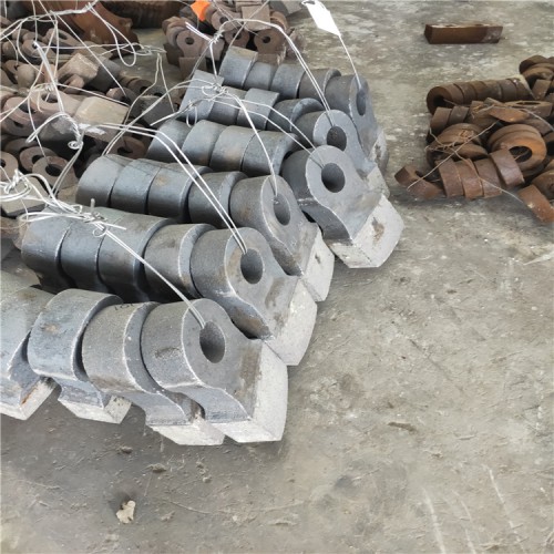 定制破碎机制砂页岩矸高锰钢耐磨锤头高锰钢甩锤高铬合金锤头衬鄂