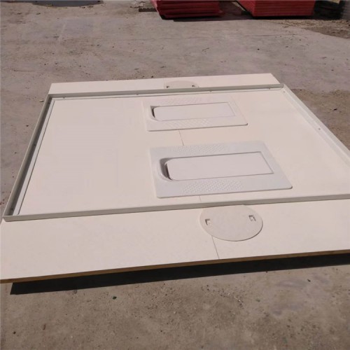 内蒙古乌拉特前旗 大口径双坑蹲便器