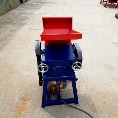 高粱粉碎机 杂粮饲料粉碎机 高粱玉米破碎一体机