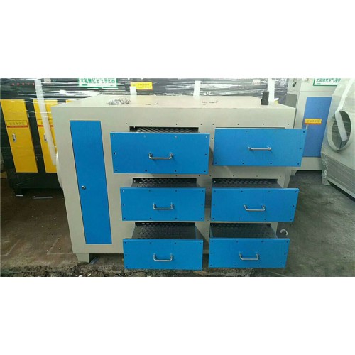 有机废气处理蜂窝活性炭吸附箱