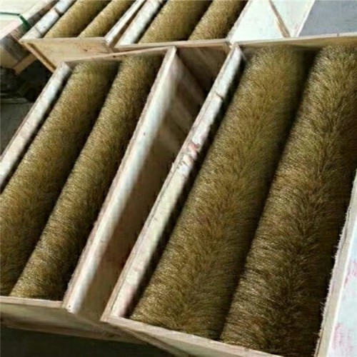 【砖厂滚筒筛网钢刷砖机耐磨件筛网钢丝刷_旭晓耐磨材料图片】