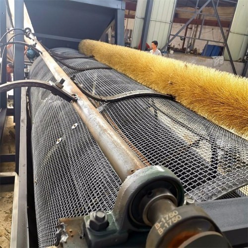 河北邢台缠绕式弹簧钢丝刷钢丝辊刷滚筒筛防堵刷价格