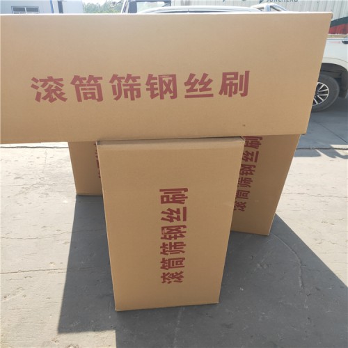 河北邢台浙江温岭市工厂直销滚筒筛钢丝刷砖厂滚土筛防堵钢丝刷