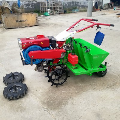 种大蒜机的厂家 手推式种蒜机 大马力大蒜种植机