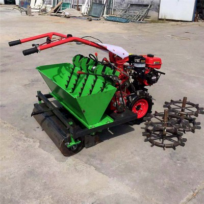 大蒜种植机 五行种蒜机 自走式大蒜播种机