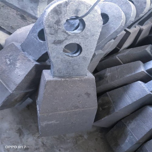 【四川省乐山市南充市眉山市锤头板锤高铬甩锤高锰钢锤头图片】