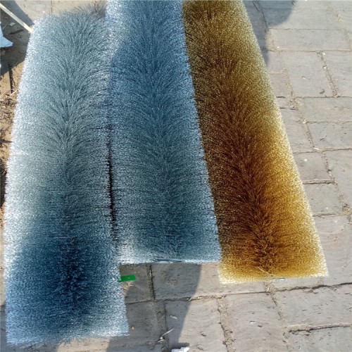 砖机配件外缠绕钢丝刷滚筒筛钢丝刷每件长1米内控直径5.2厘米