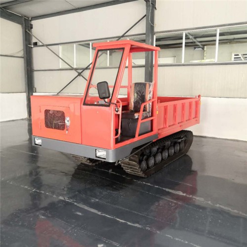 5吨拉木材工程履带运输车 4吨拉混凝土履带自卸车厂家