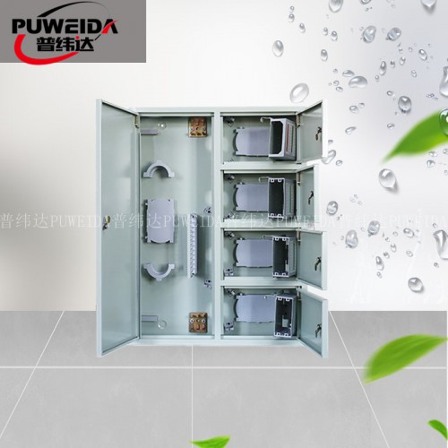 72芯四网合一光纤分纤箱配置图文详解