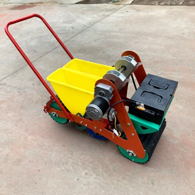 手推种蒜机 株距可调播蒜机 小型种蒜的机子