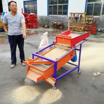 振动筛选机 小麦油菜清选机 小麦精选种子除杂机
