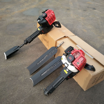 林业刨树机械 土坨断根移植挖树机 多功能汽油镐起树机