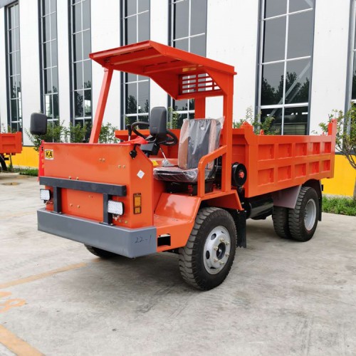 隧道出渣四不像车是前后驱动鲁正8吨自卸车