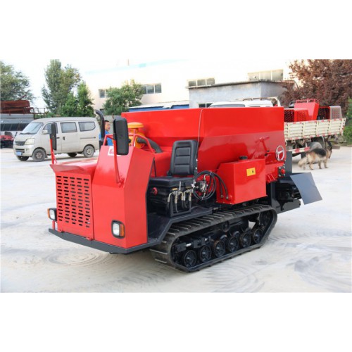 履带自走撒肥车 扬粪机 果园顺肥机