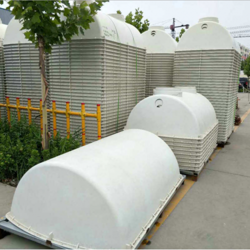 涌泽 玻璃钢三格小型化粪池