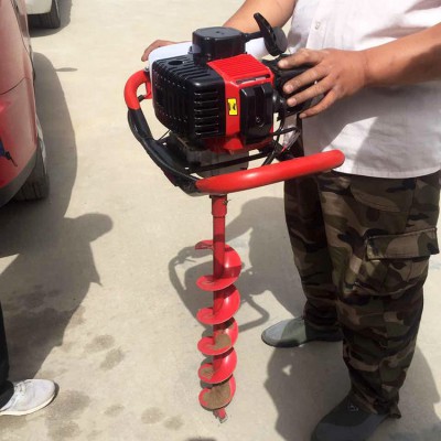 立柱打窝机 汽油手提打眼机 大直径打坑栽树机