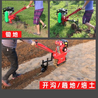 单链辊犁地机 翻耕犁地机 柴油链轨式犁地机