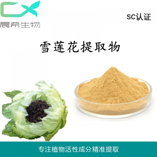 厂家雪莲花提取物10:1 雪莲花粉全水溶或醇溶起订量1KG