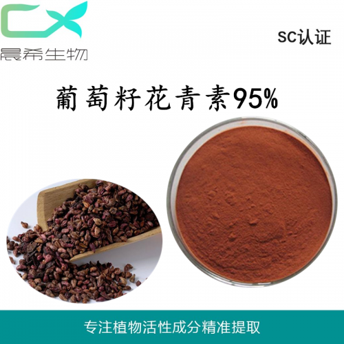 厂家葡萄籽提取物 原花青素95% 葡萄籽粉起订量1KG