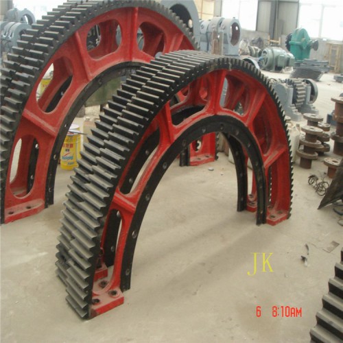 M22Z144两瓣式铸钢球磨机大齿轮