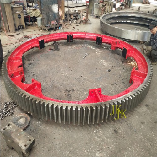 活性炭转炉大齿轮 哈弗式弹簧板活性炭烘干机大齿轮