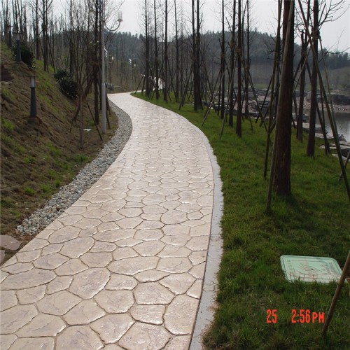 混凝土 室内外彩色混凝土路面