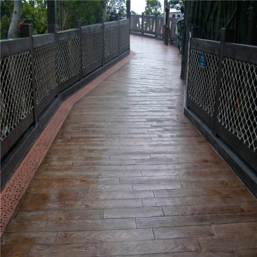 压花地坪 彩色压花地坪