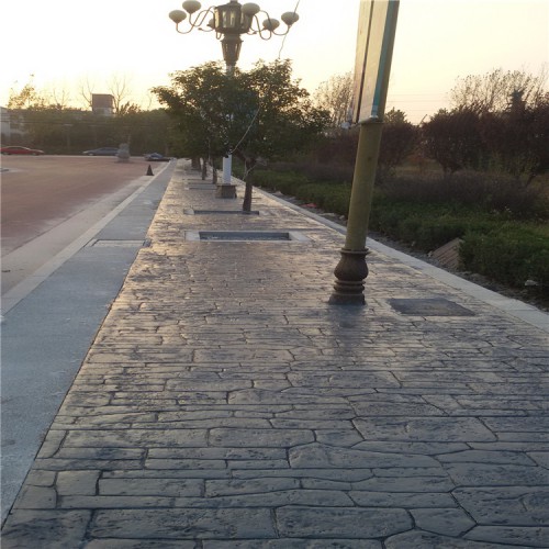 水泥彩色压花地坪 艺术地坪 压模地坪