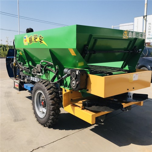 大棚粪肥施肥车 三轮车粪肥施肥机