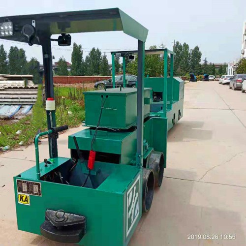 矿用2吨电机车 蓄电池轨道牵引车