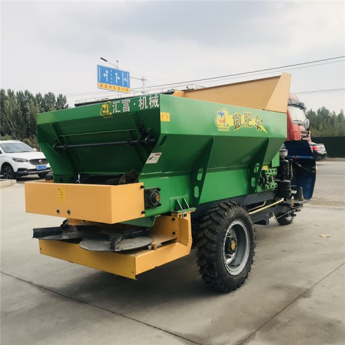 大棚撒肥车 农用撒粪车厂家 三轮撒粪车制造