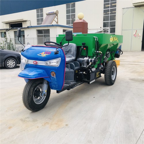 家禽粪便撒粪机 三轮撒粪车厂家