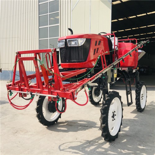 四轮打药机 自走式打药车