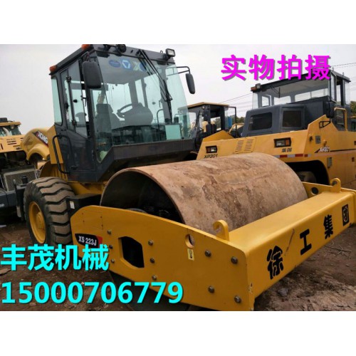 泰安二手10吨双钢轮压路机 二手22吨振动压路机个人出售