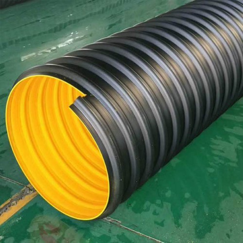 pe钢带螺旋管 pe钢带增强螺旋管