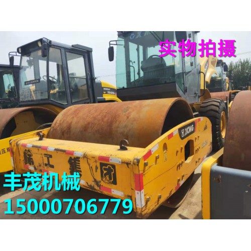安阳二手10吨双钢轮压路机 二手22吨振动压路机原装车型