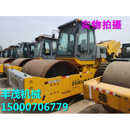 贵州二手胶轮压路机 二手10吨双钢轮压路机,免费送货上门