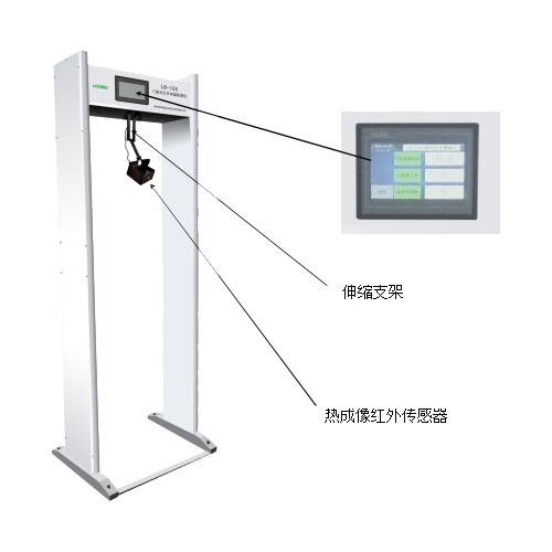 门框式红外测温仪 红外测温门