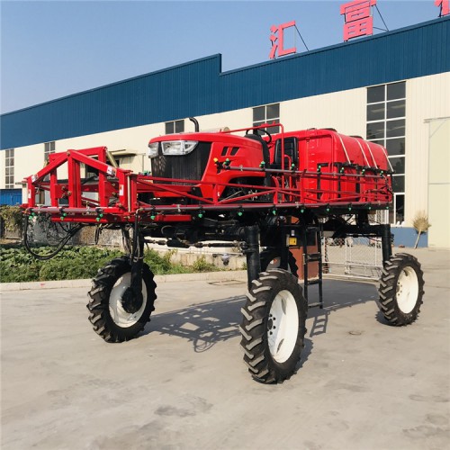 高架四轮打药机 农作物喷药机 长杆喷药车