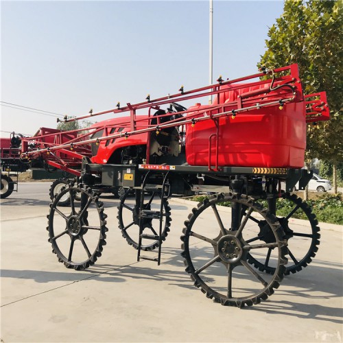 旱田四轮打药车 稻田实心轮打药机