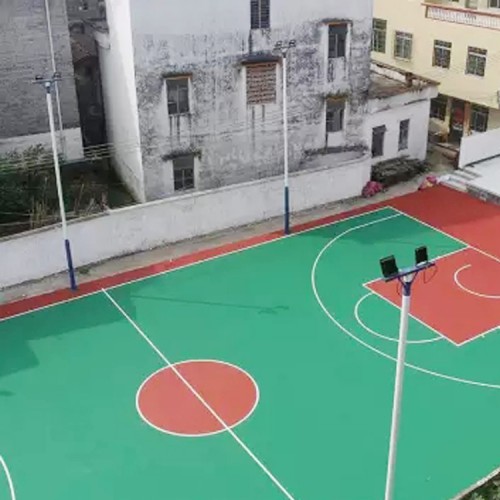抗老化硅PU篮球场