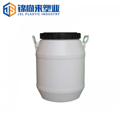 堆码桶 锦尚来吹塑25升化工农药白色大口外盖塑料桶 工厂特价