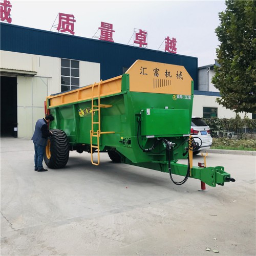 竖蛟龙盘式撒肥车 螺旋式撒肥机