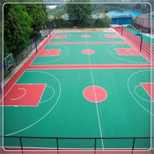 塑胶篮球场 篮球场塑胶面层 篮球场塑胶地板