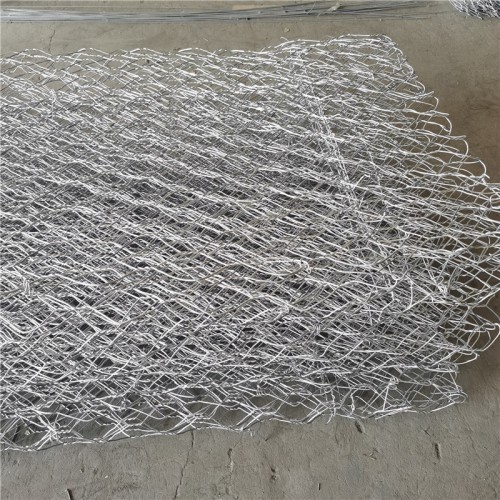 2.0丝石笼网 格宾高锌处理石笼网6x8公分孔国标厂家定做