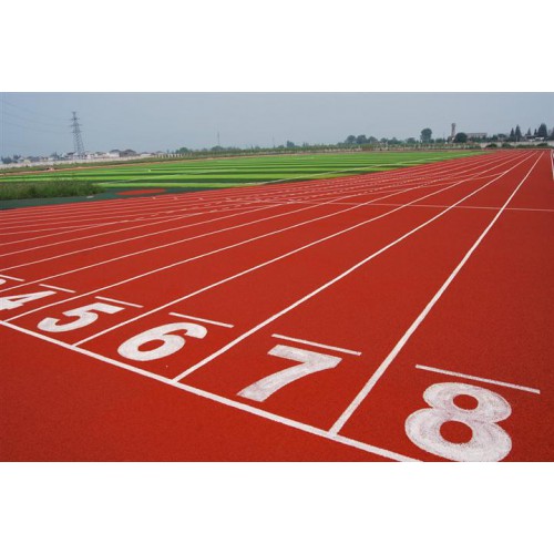 塑胶跑道 学校透气型塑胶跑道 小区幼儿园塑胶跑道