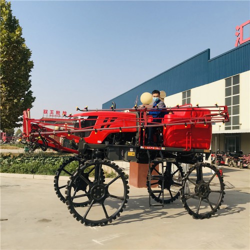 高架四轮喷药车 自走式喷药机