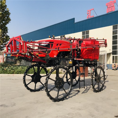 加固车桥四轮打药机 自走式打药车