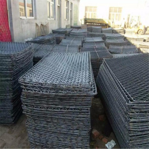 钢笆网片0.8*1米  四包边脚手架板网 脚踏网钢笆片