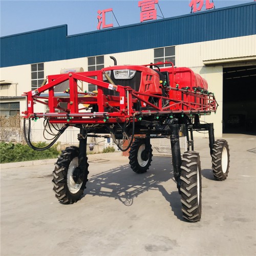 四轮打药机  自走式打药车